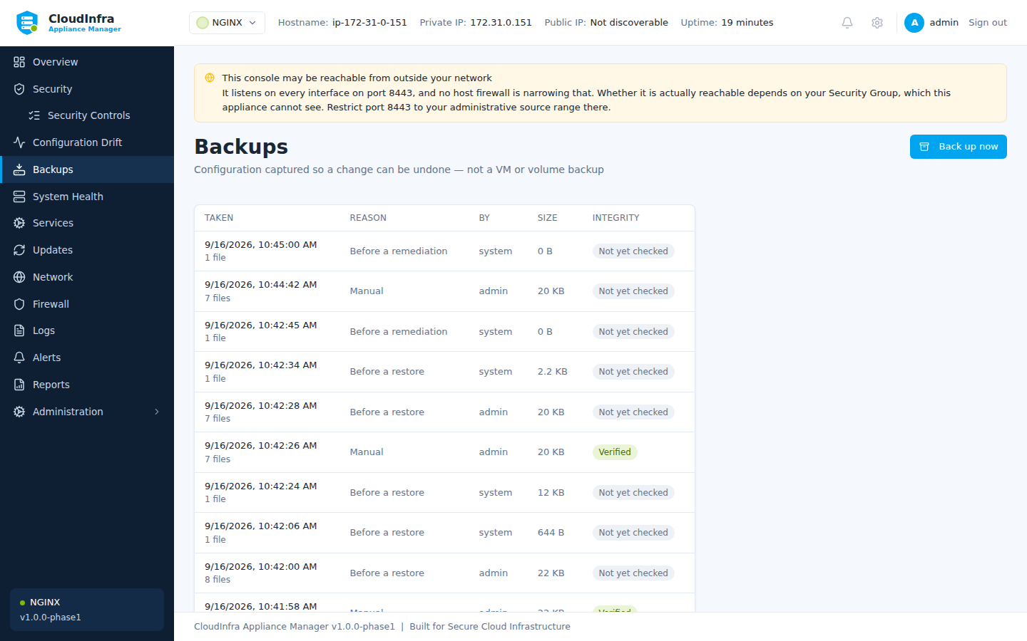 Backups